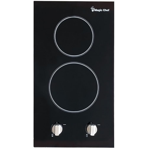 Magic Chef 12" Electric Cooktop (120V), Black Ceramic